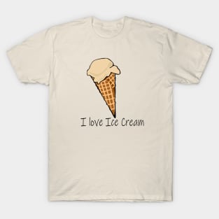 I love Ice Cream T-Shirt